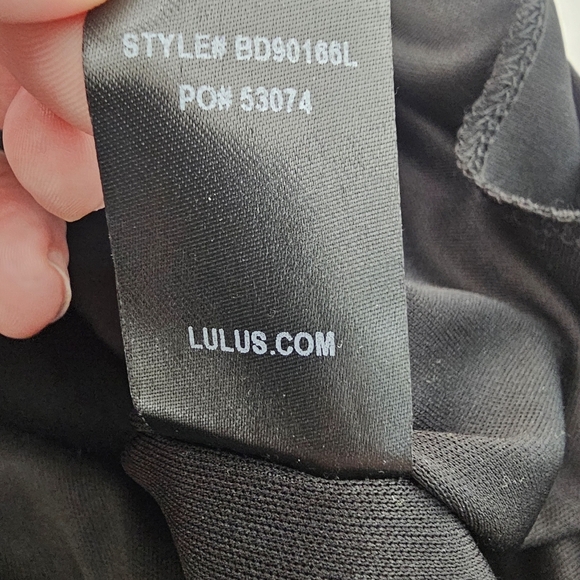 Lulus One-Shoulder Black Bodycon Cocktail Dress Evening Soiree Size S - Picture 11 of 11